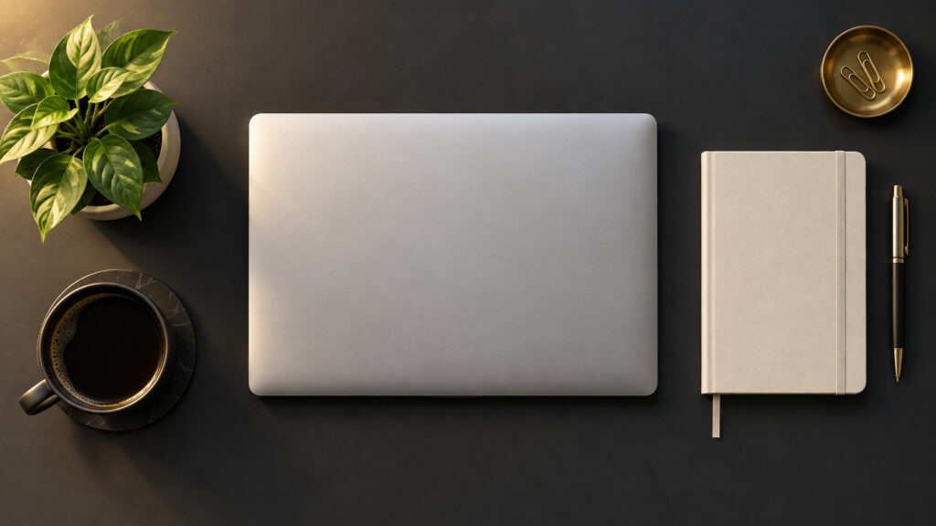 MacでWindowsを使う環境をイメージしたデスクまわり